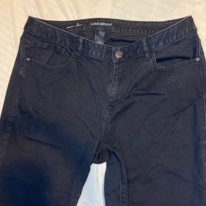 Black lanebryant skinny jeans